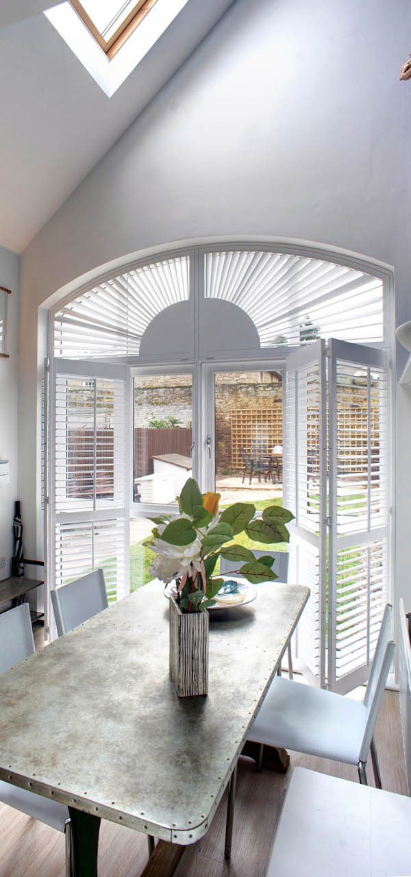Shaped and French Door Shutters from Shutterstyle