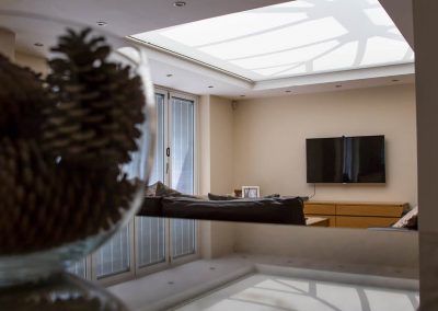 Closed Motorised Skylight Blinds from Shutterstyle