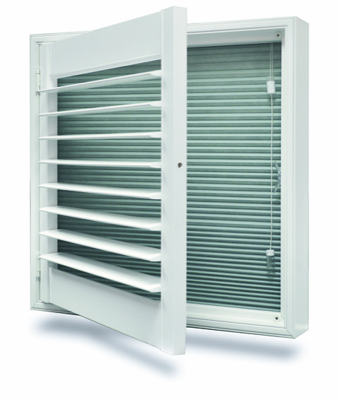closed solid panel shutters