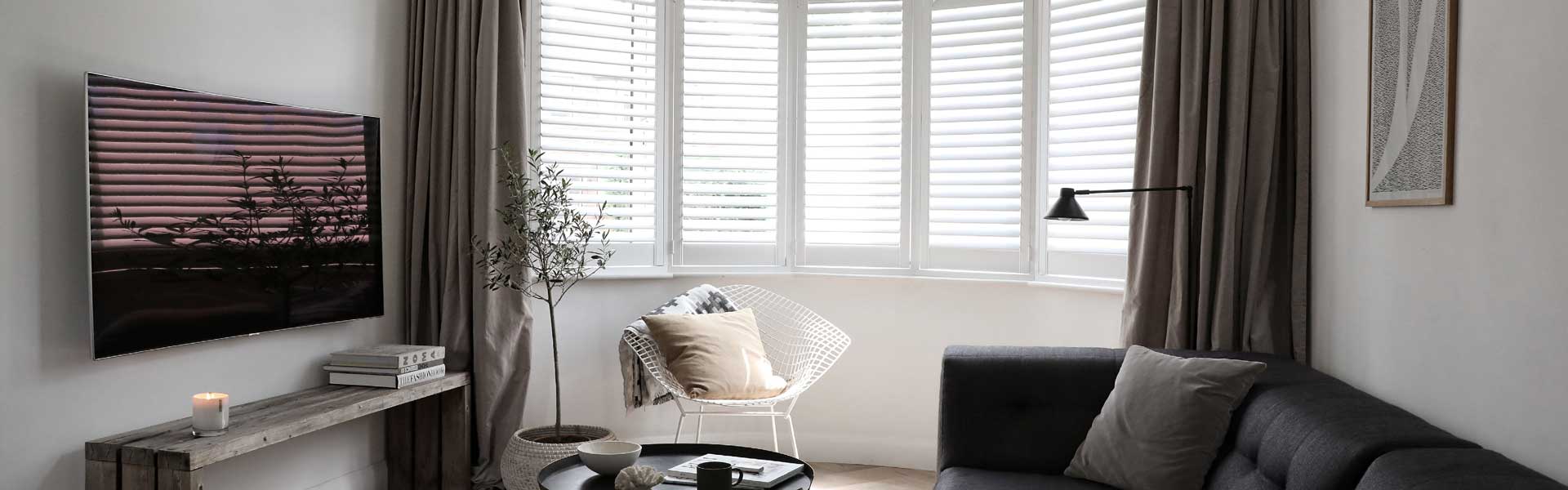 shutters and blinds bay window shutters