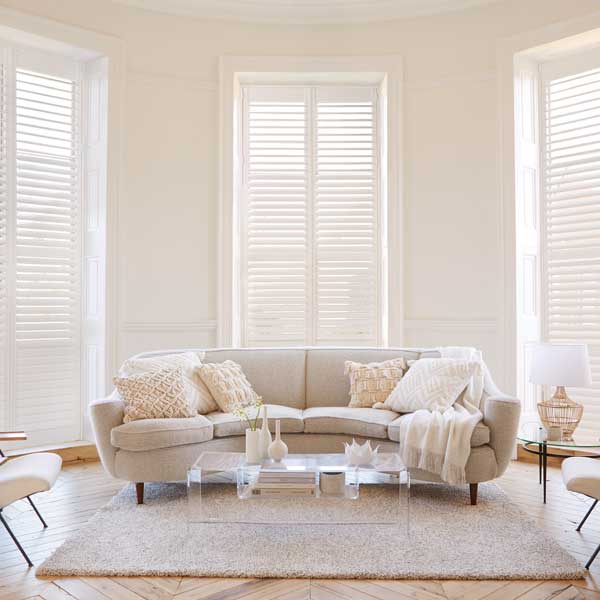 living room shutters from Shutterstyle