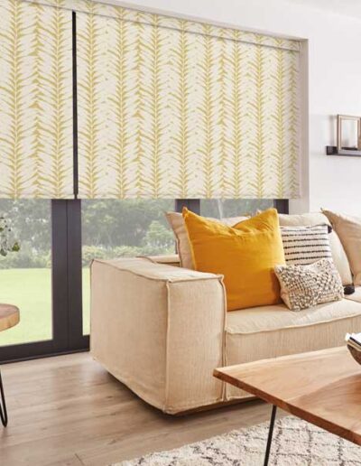 living room roller blinds