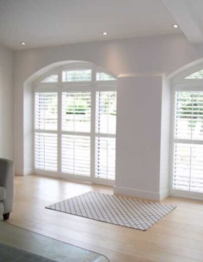 shutters for an arched window