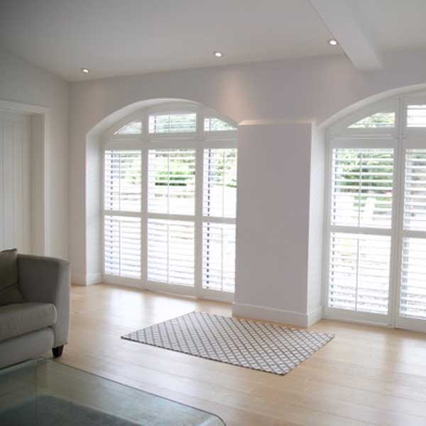 shutters for an arched window