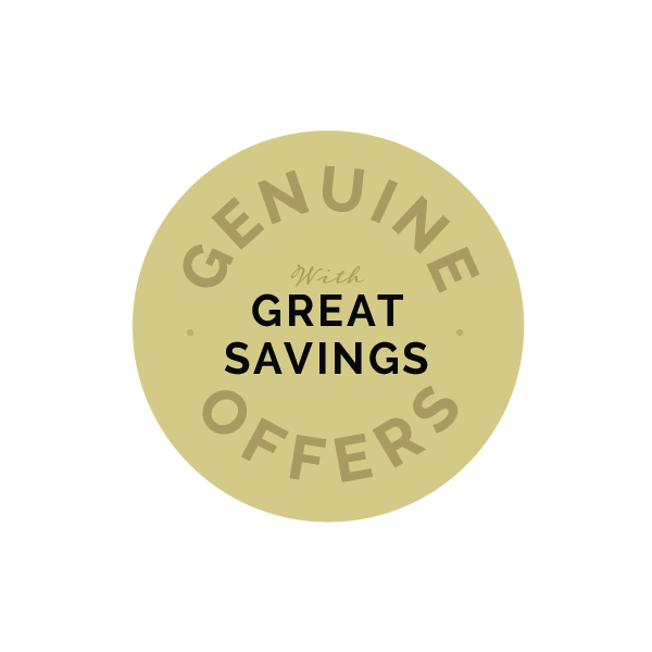 GENUINE OFFERS WITH GREAT SAVINGS