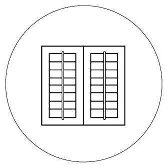 Central tilt rod
