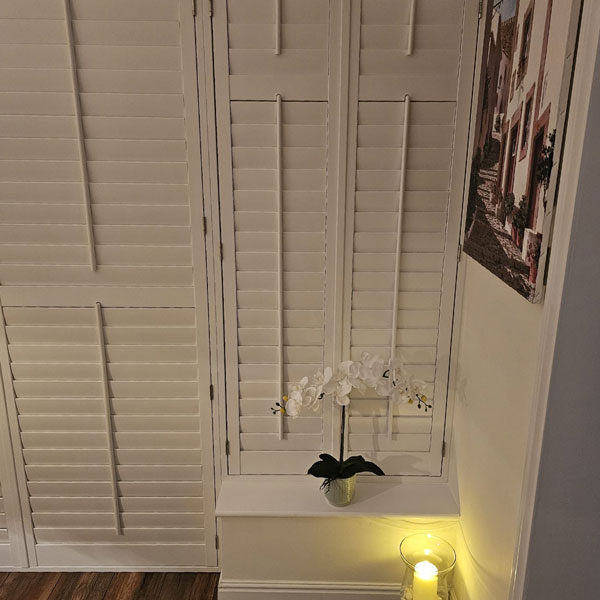 Closed Conservatory shutters