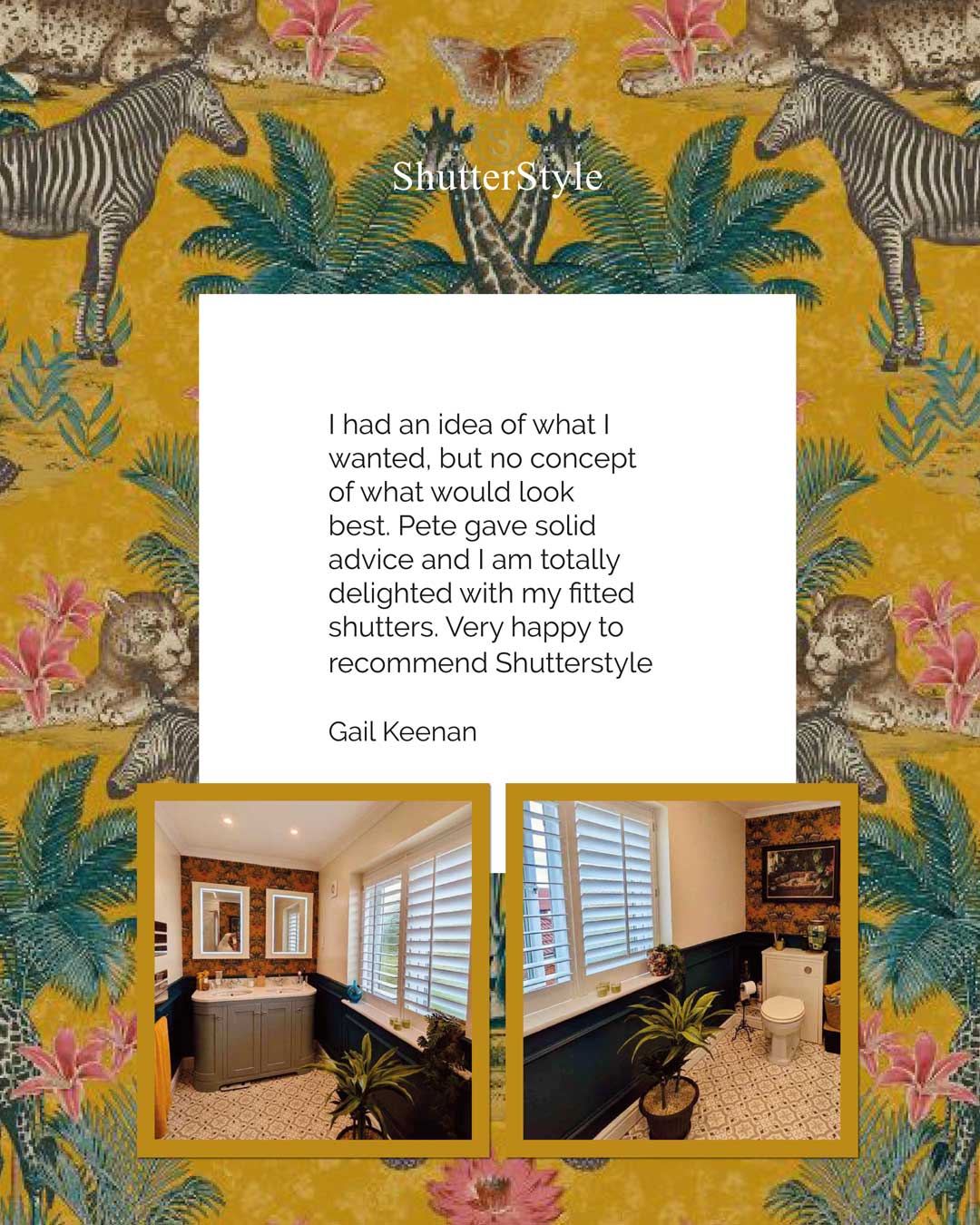 Bathroom Shutters Seghill